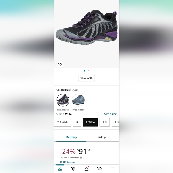 Merrell Women's Siren Edge Waterproof Walking Shoe - Picture 2 of 6